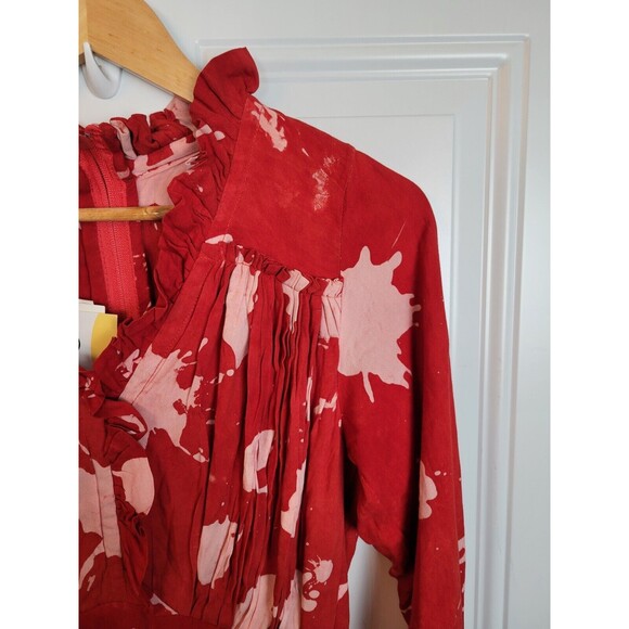 NWT Busayo Ina Ruffled V-Neck Maxi Dress Size XS Event Attire - Picture 5 of 11